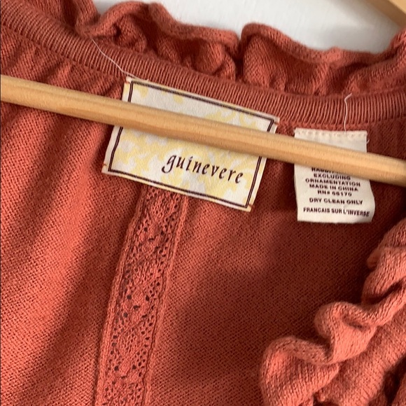 Adorable light burnt orange shrug - Picture 2 of 4